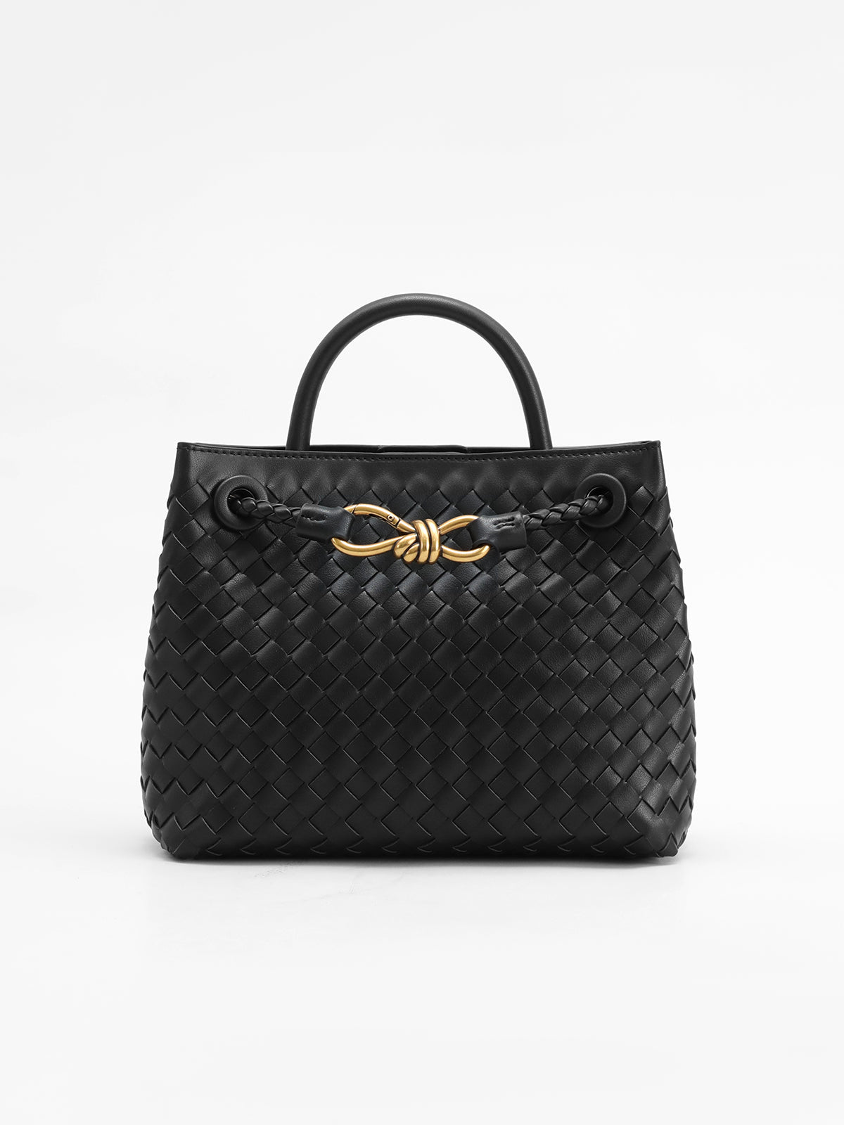 Borsa con Manico in Metallo Twist