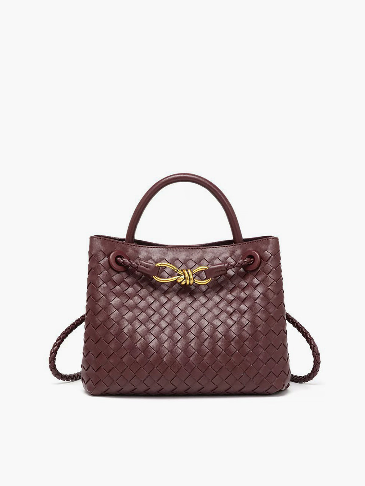 Borsa con Manico in Metallo Twist