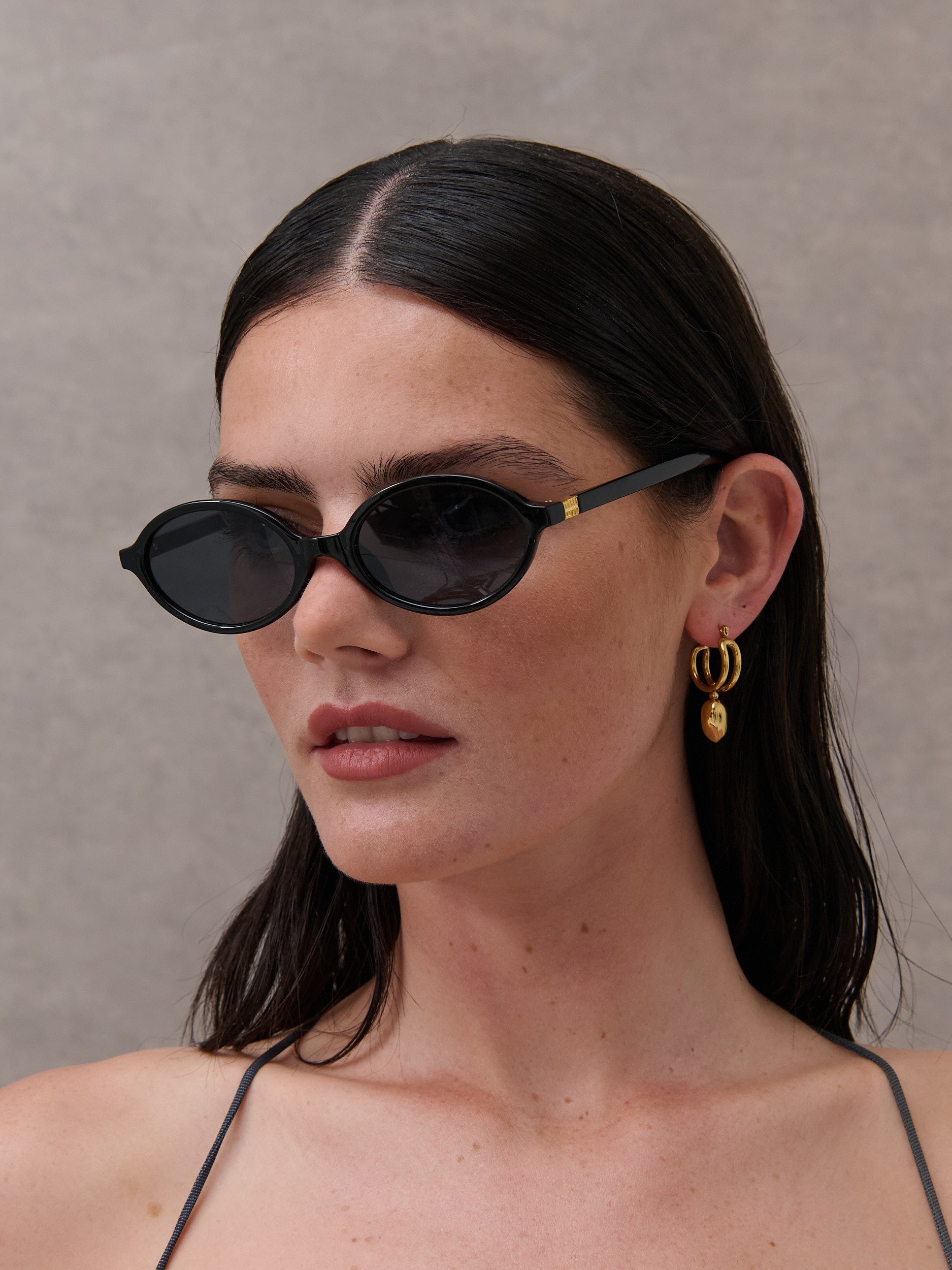 Occhiali da Sole Ovali Vintage Sezane
