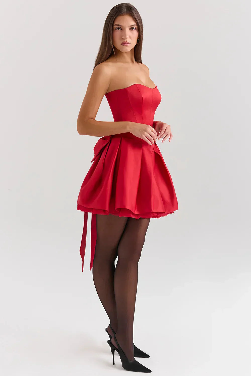 Abito Mini Benedetta Corsetto Senza Spalline
